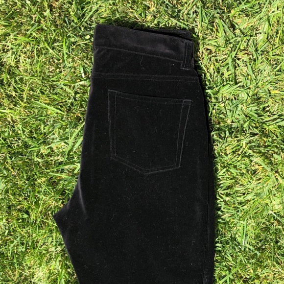 Ralph Lauren black velvet pants - Picture 3 of 3